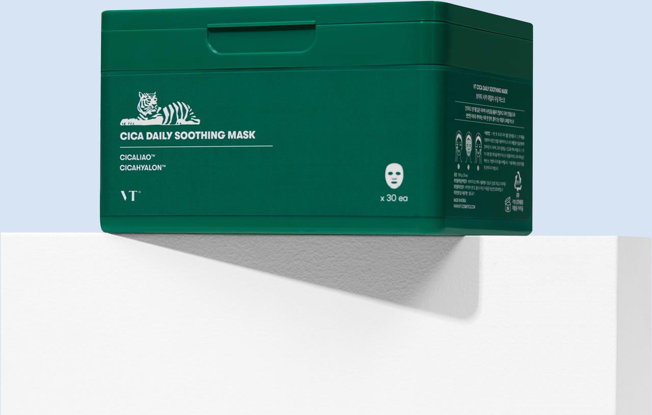 Vt Daily Mask VT Cosmetics Cica Daily Soothing Mask 30 pcs | lyko.com