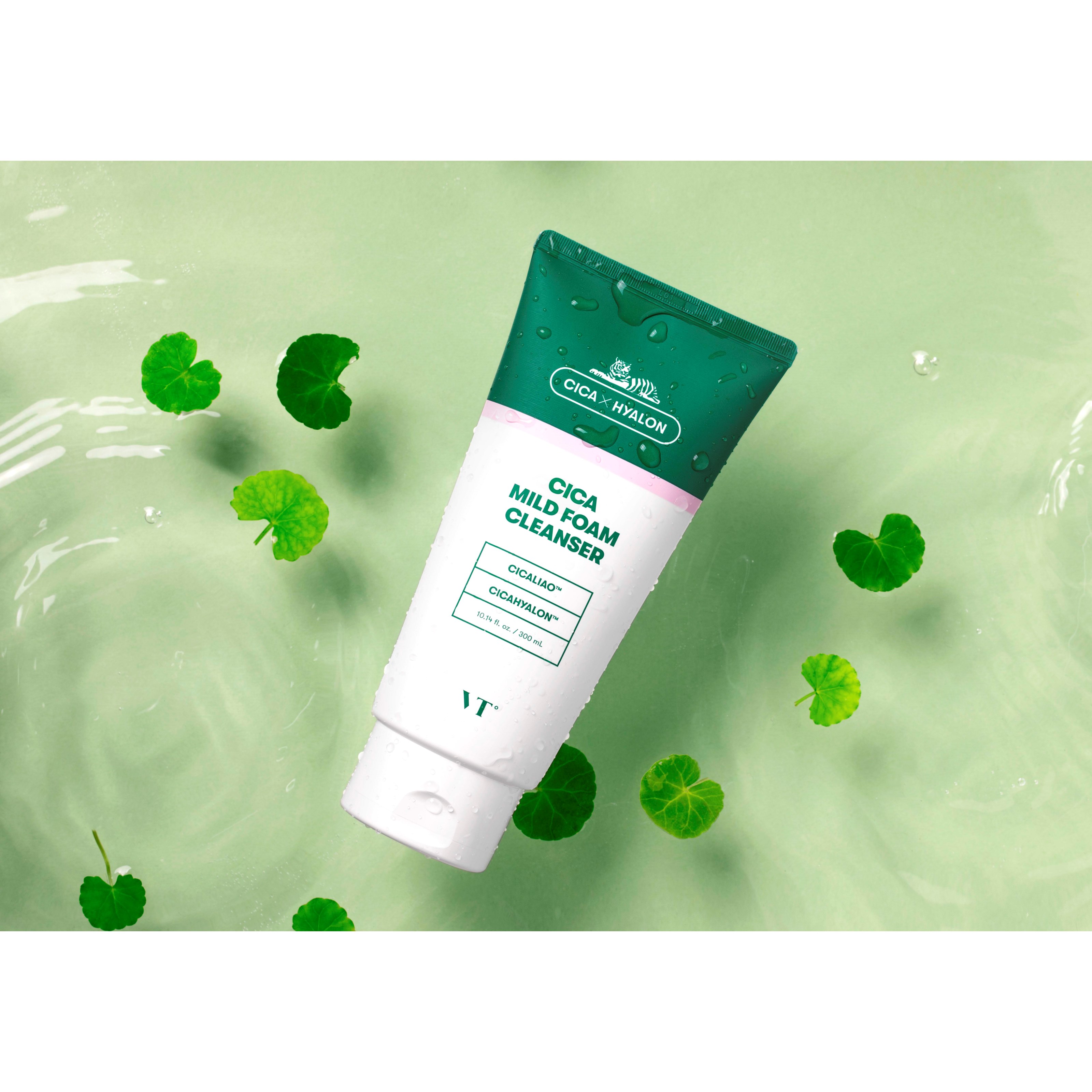 VT Cosmetics Cica Mild Foam Cleanser 300 ml (obrázok 3)