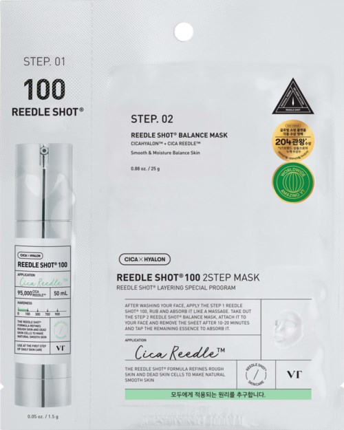 VT Cosmetics Mild Reedle Shot 100 2-step Mask