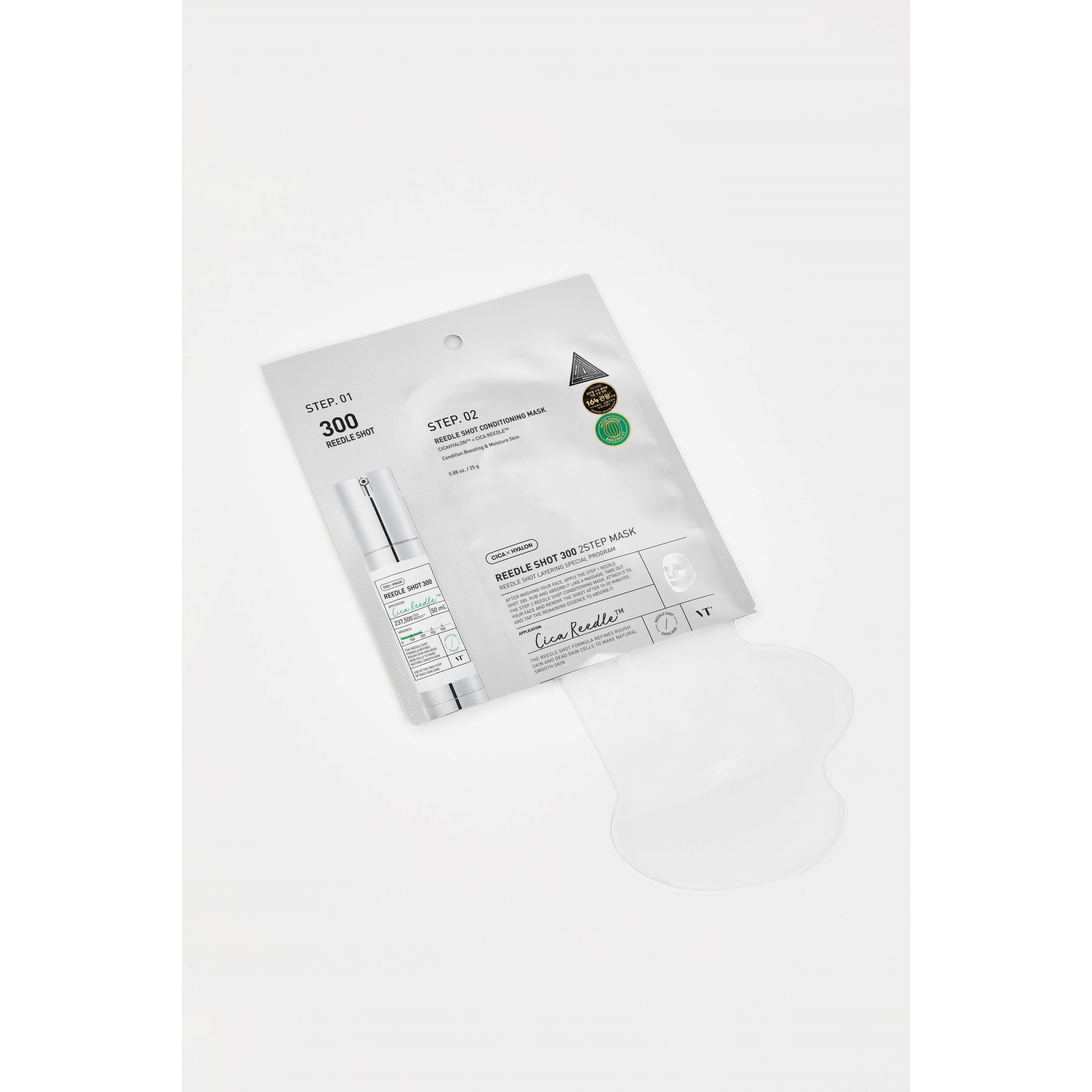 VT Cosmetics Mild Reedle Shot 300 2-step Mask (obrázok 3)