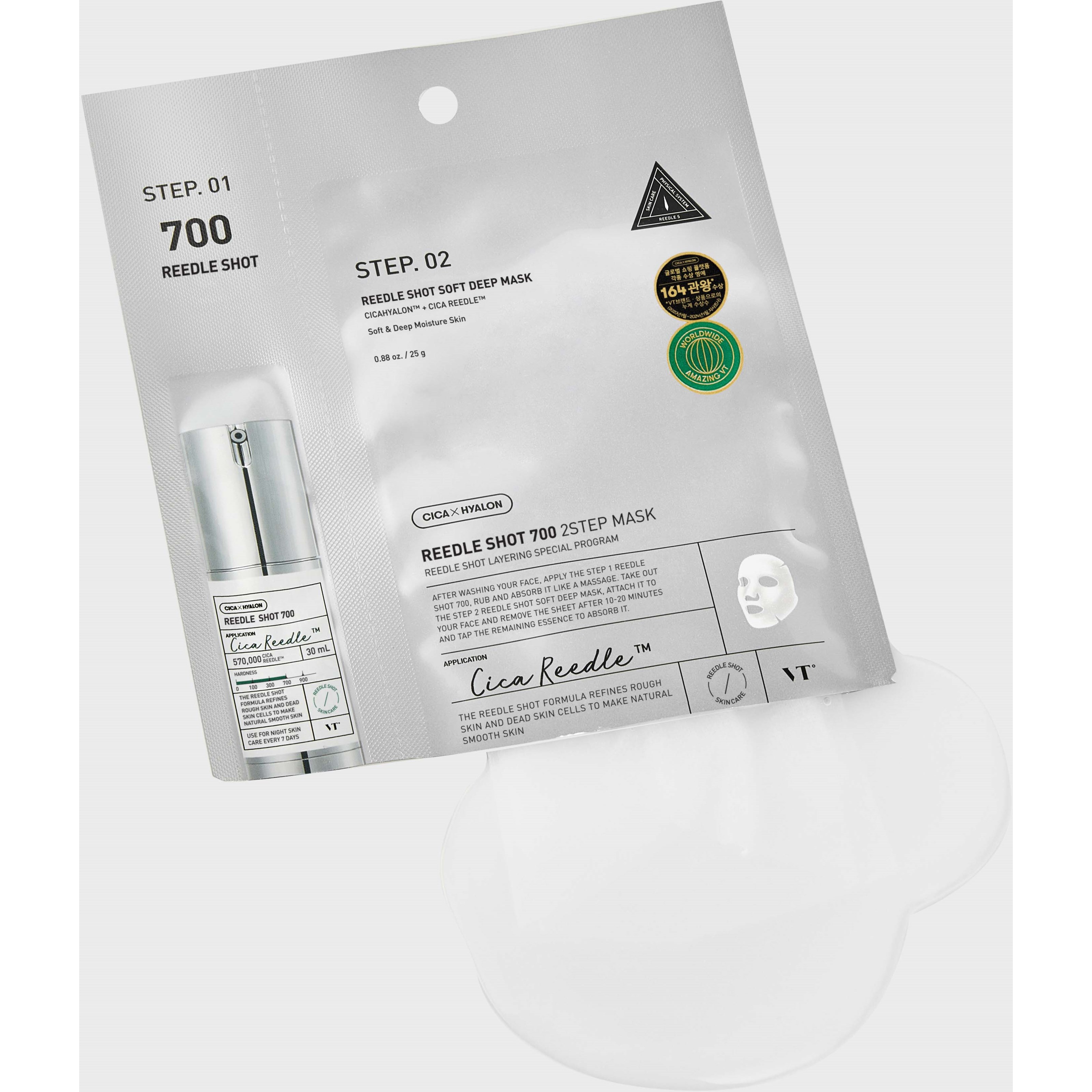 VT Cosmetics Mild Reedle Shot 700 2-step Mask (obrázok 3)