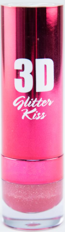 W7 3D Glitter Kiss Lipstick- Pink Explosion