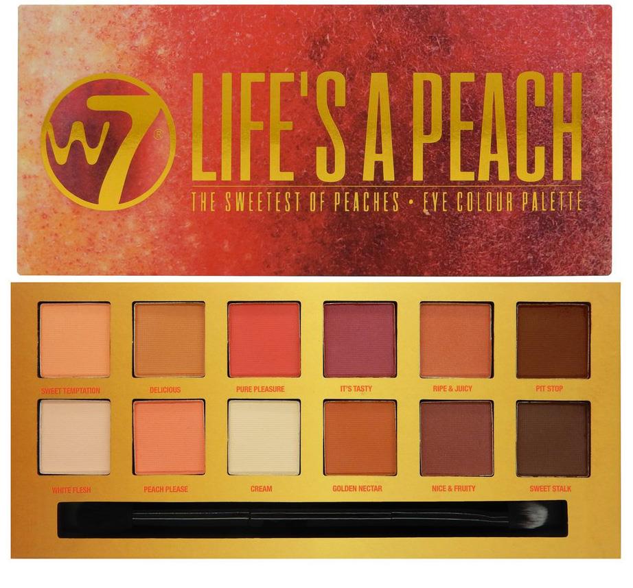 W7 Life´s A Peach Eye Shadow Palette