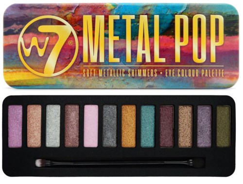 W7 Eyeshadow Palette Metal Pop | lyko.com