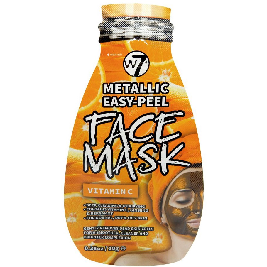 Bilde av W7 Metallic Easy-peel Vitamin C Face Mask 20 Ml
