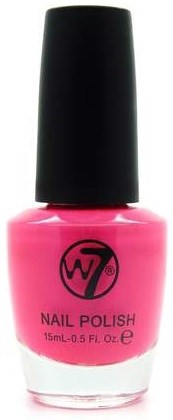 W7 Nail Polish 20 Fluorescent Pink