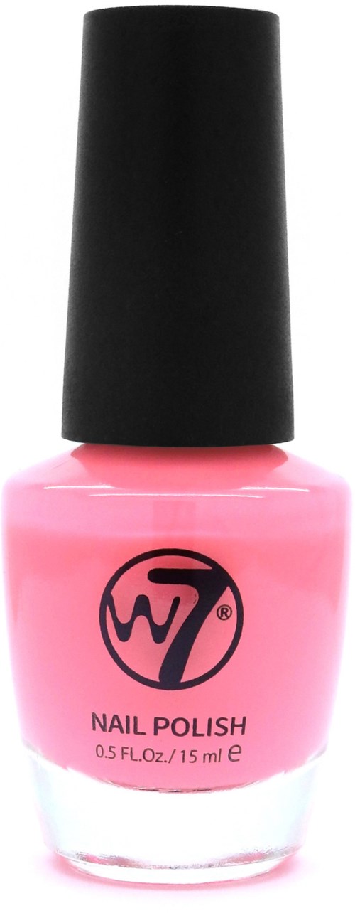Różne opakowanie lakieru do paznokci z czarnym zamknięciem, opisane "Nail Polish".