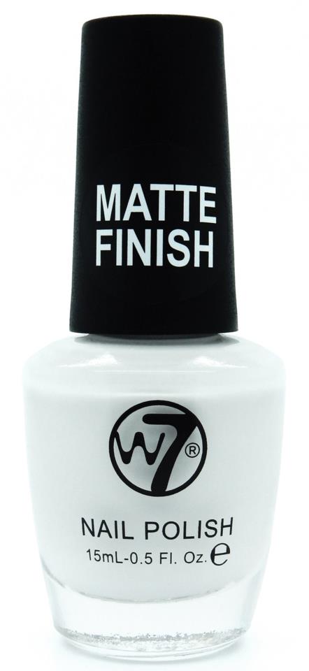 W7 Nail Polish Matte Finish 148 White