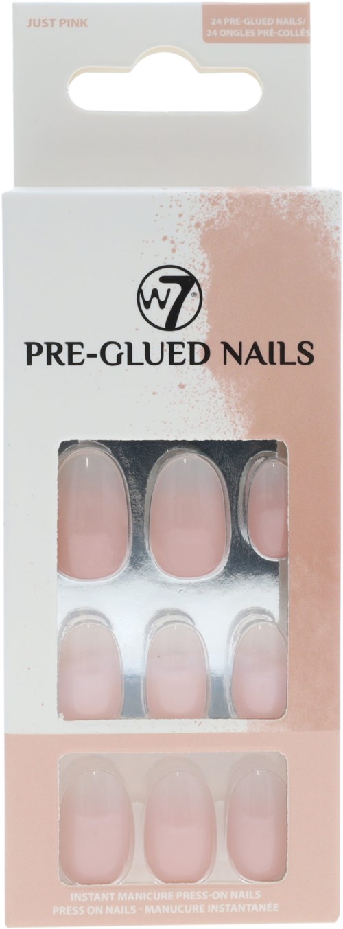 W7 Preglued Nails Just Pink