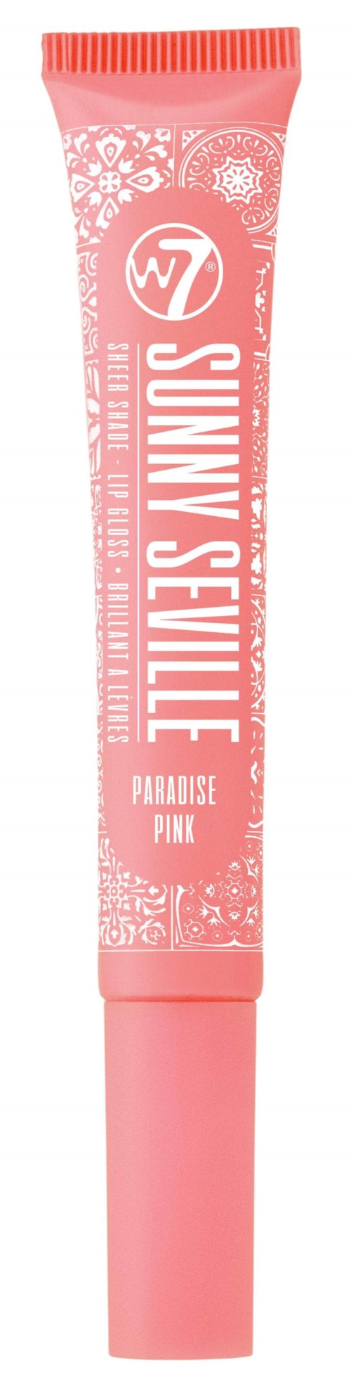 W7 Sunny Seville Sheer Shade Lip Gloss Paradise Pink