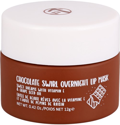 W7 Sweet Dreams Overnight Lip Mask Hot ChocSwirl 12 g