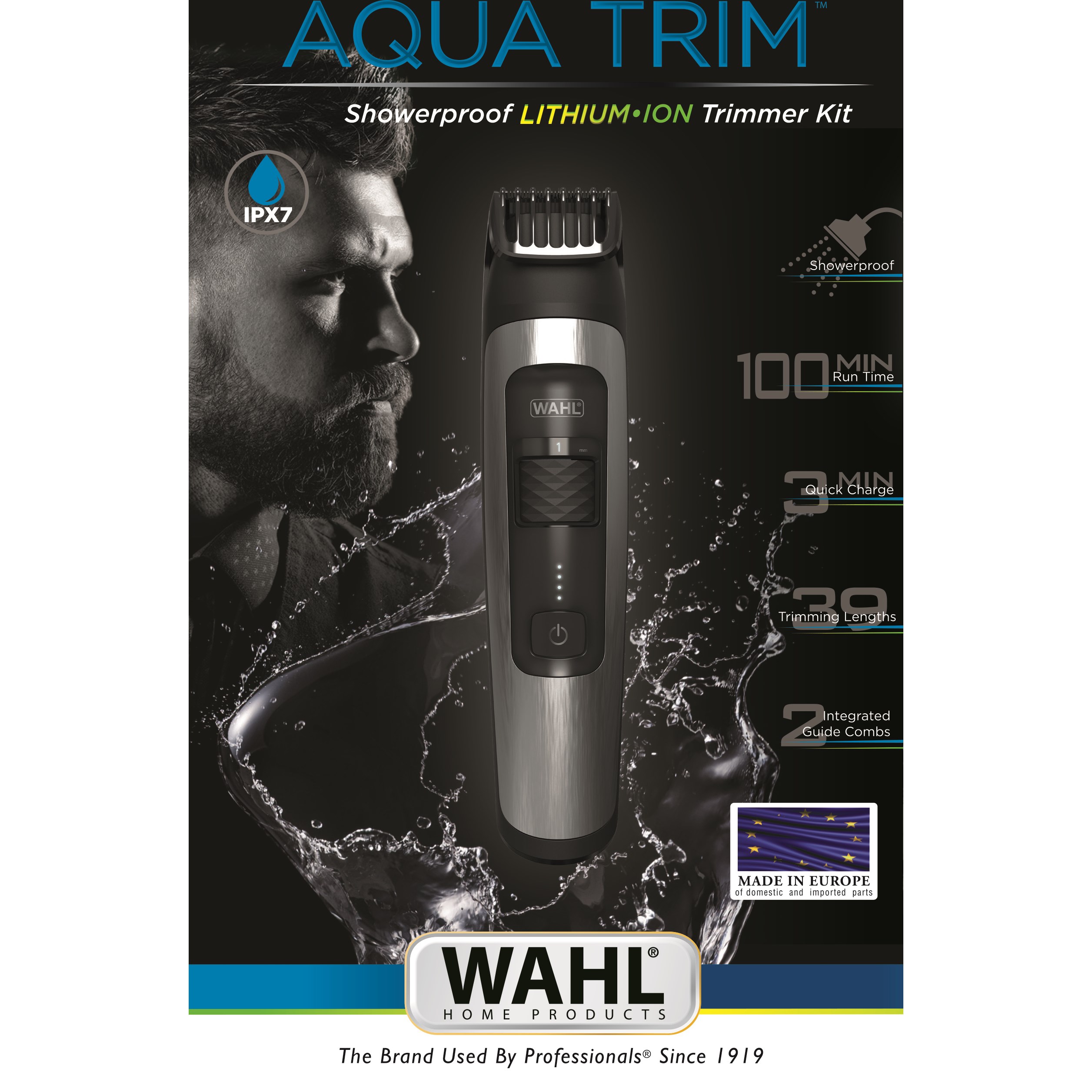 Wahl Aqua trim  Showerproof IPX7