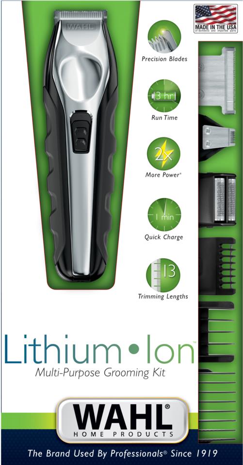 WAHL Lithium Trimmers Li Ion Multi Purpose Grooming Kit
