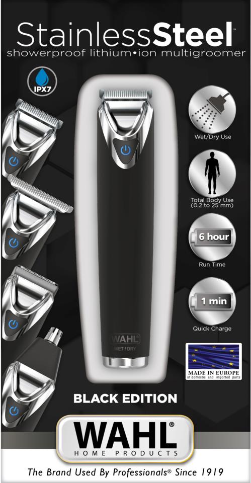 Wahl Stainless Steel Advanced Black Edition