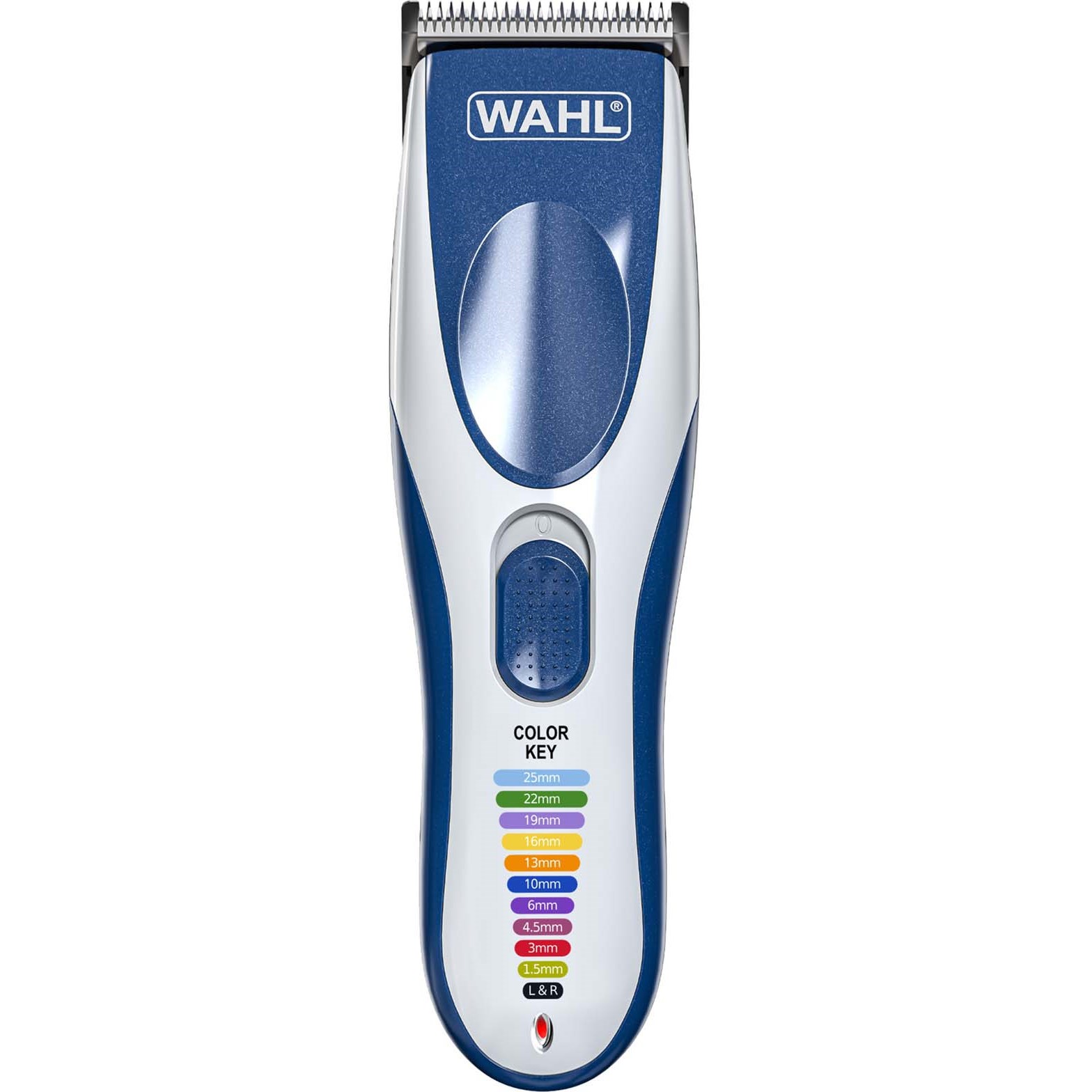 WAHL 09649-016 Color Pro Cordless Hårklipper Blå Hvid