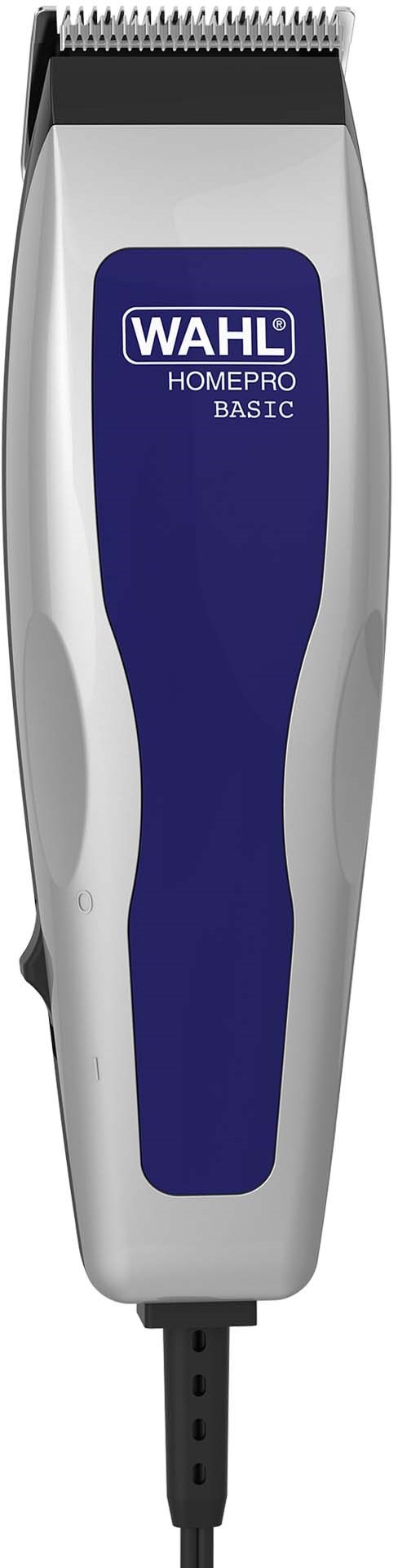 Wahl HomePro Basic sähkösaksikone sinisessä ja harmaassa kädensä ja säädettävällä terällä.