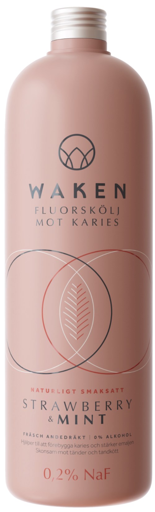 Waken Flourskölj Strawberry & Mint 500 ml