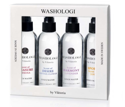 Washologi Linen Water Giftbox 4 x 100 ml