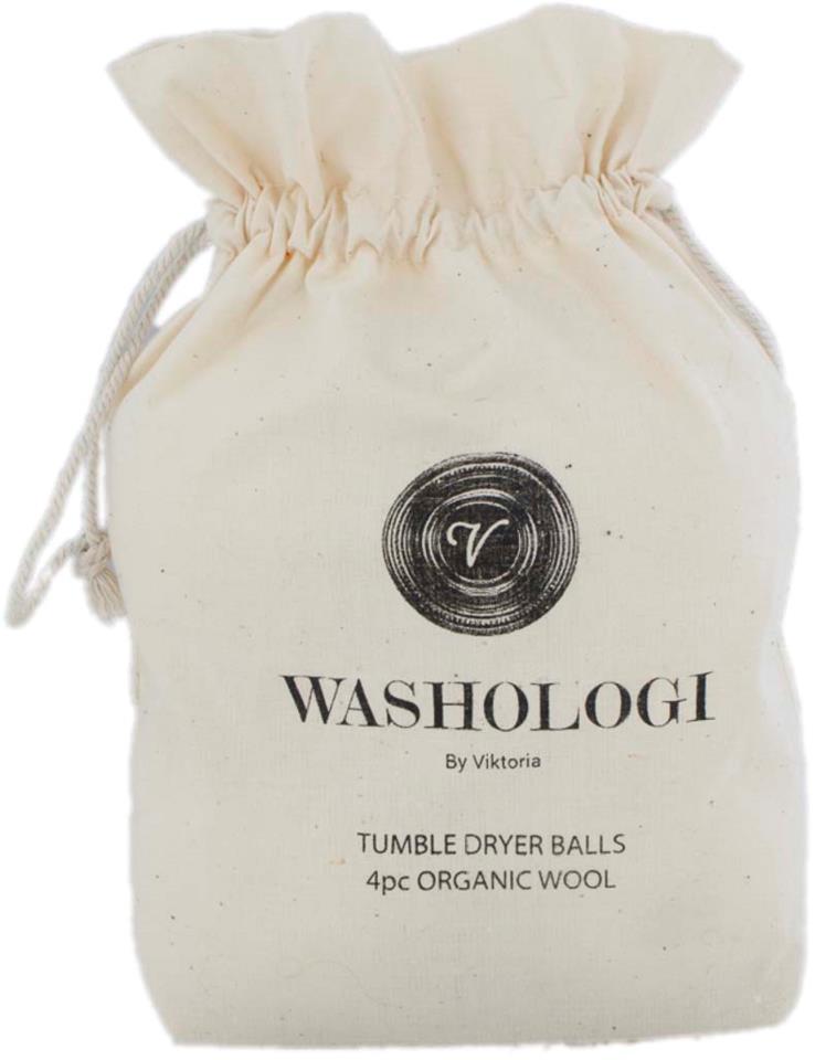 Washologi Organic Tumble Dryer Balls 4 Pcs