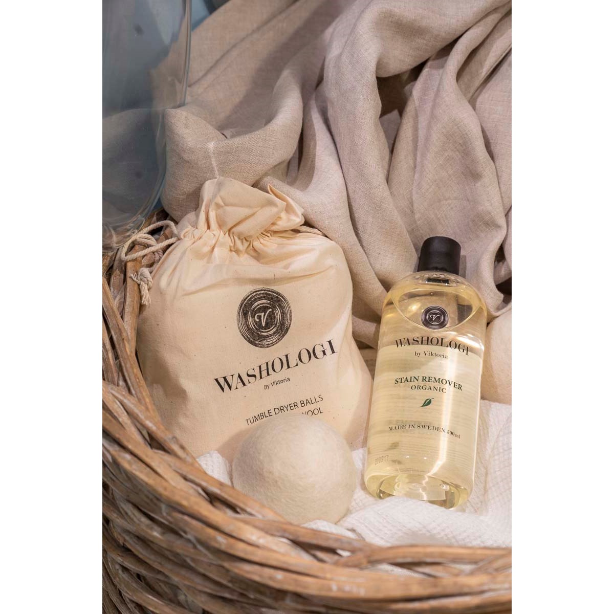 Washologi Organic Tumble Dryer Balls 4 pcs (obrázok 3)