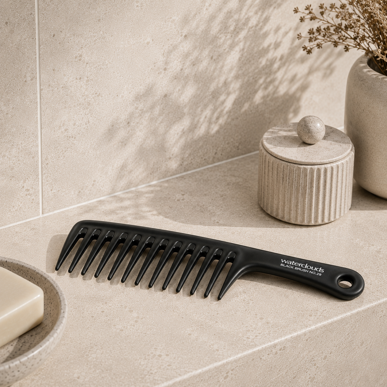 Waterclouds Black Brush no.29 Detangling Comb (zdjęcie 5)