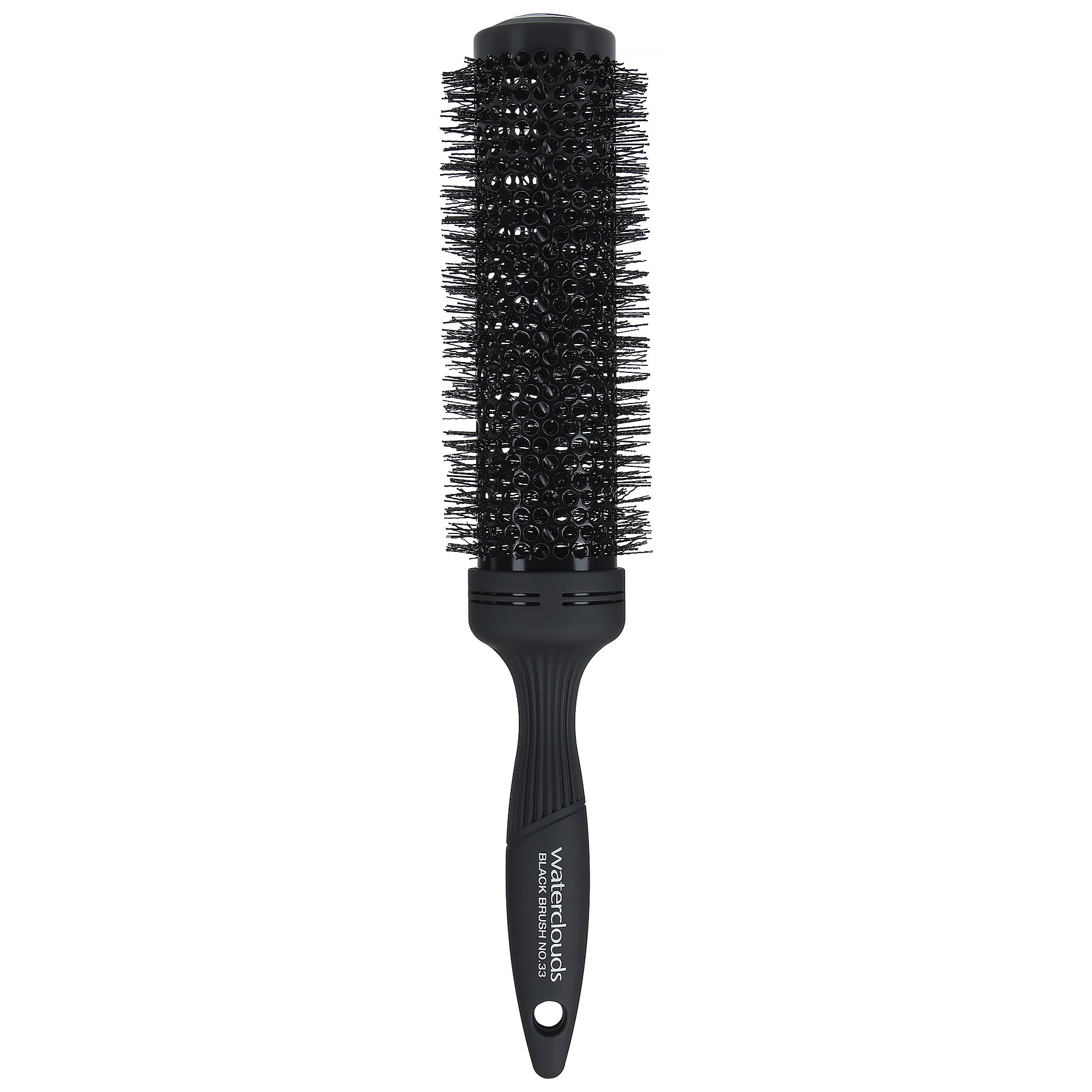 Waterclouds Black Brush No.33 Xtra Long Ceramic Hot Curling Brush 43Ø