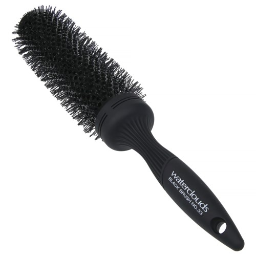 Waterclouds Black Brush No.33 Xtra Long Ceramic Hot Curling Brush 43Ø 43
