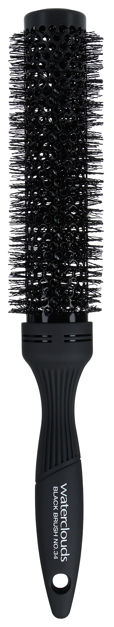 Waterclouds Black Brush No.34 Xtra Long Ceramic Hot Curling Brush 33Ø 33 mm
