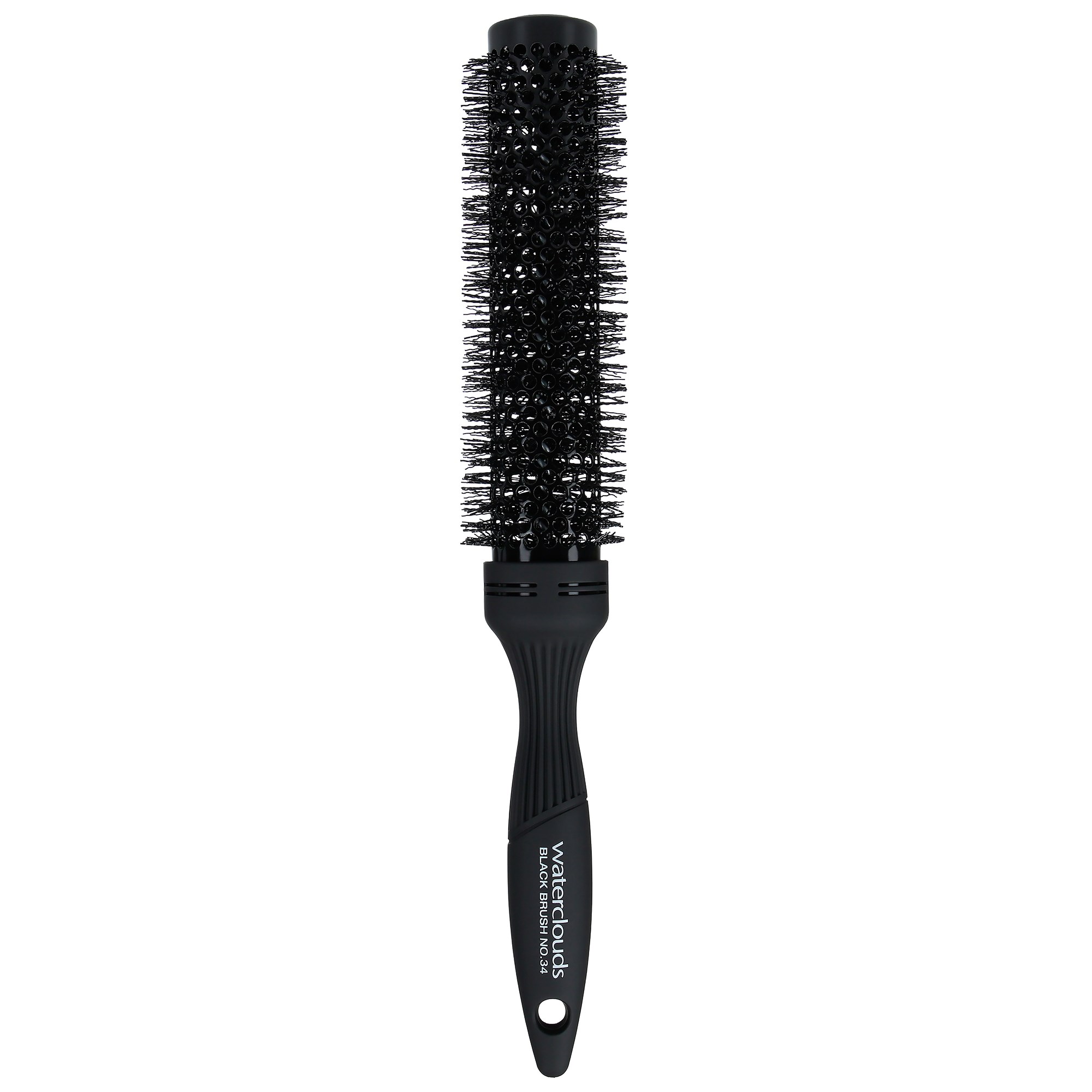 Waterclouds Black Brush No.34 Xtra Long Ceramic Hot Curling Brush 33Ø