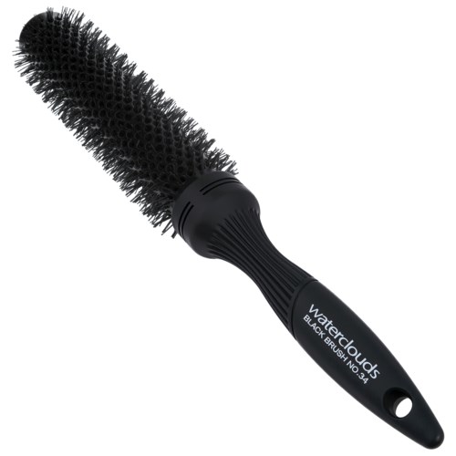 Waterclouds Black Brush No.34 Xtra Long Ceramic Hot Curling Brush 33Ø 33 mm