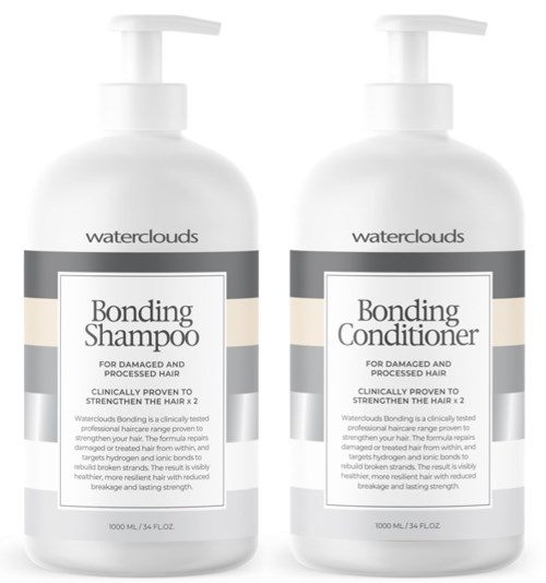 Waterclouds Bonding Shampoo 1000 ml & Conditioner 1000 ml
