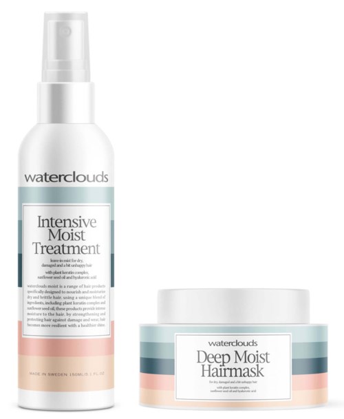 Waterclouds Intensive Moist Treatment 150 ml & Deep Moist Hairmask 250 ml