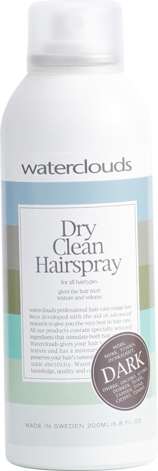 Waterclouds Dry Clean Dark Hairspray 200ml