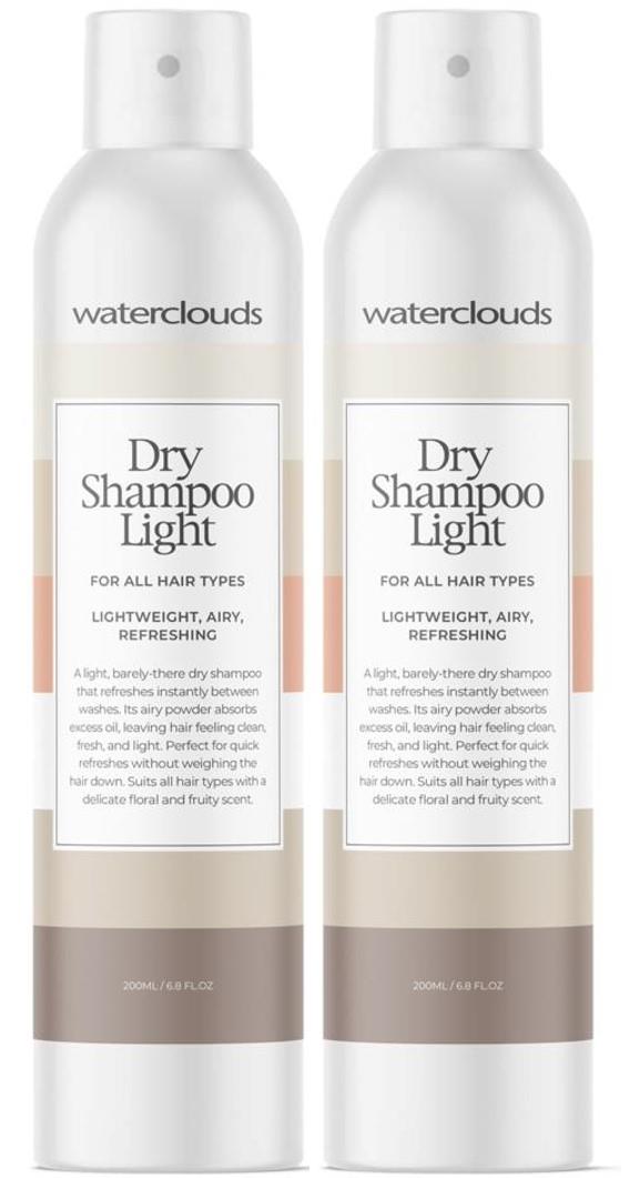 Waterclouds Dry Shampoo Light 2 x 200 ml