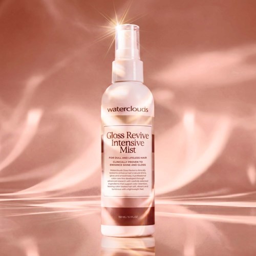 Несмываемый спрей для волос Waterclouds Gloss Revive Intensive Mist для блеска, с термозащитой, 150 мл — фото 4