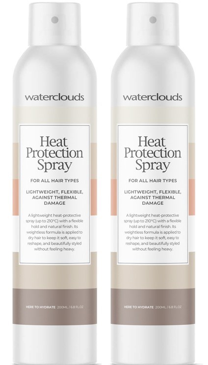 Waterclouds Heat Protection Spray 2 x 200 ml