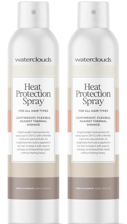 Waterclouds Heat Protection Spray 2 x 200 ml