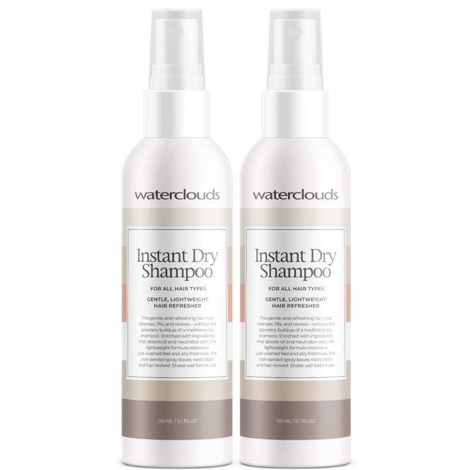 Waterclouds Instant Dry Shampoo 2 x 150 ml