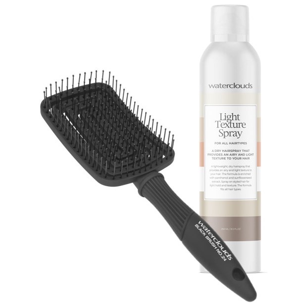 Waterclouds Light Texture Spray + Black Brush 24 Vent Flex