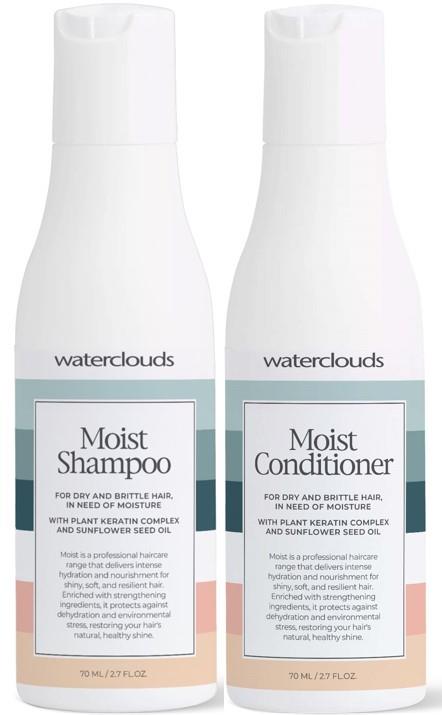 Waterclouds Moist Shampoo 70 ml & Conditioner 70 ml
