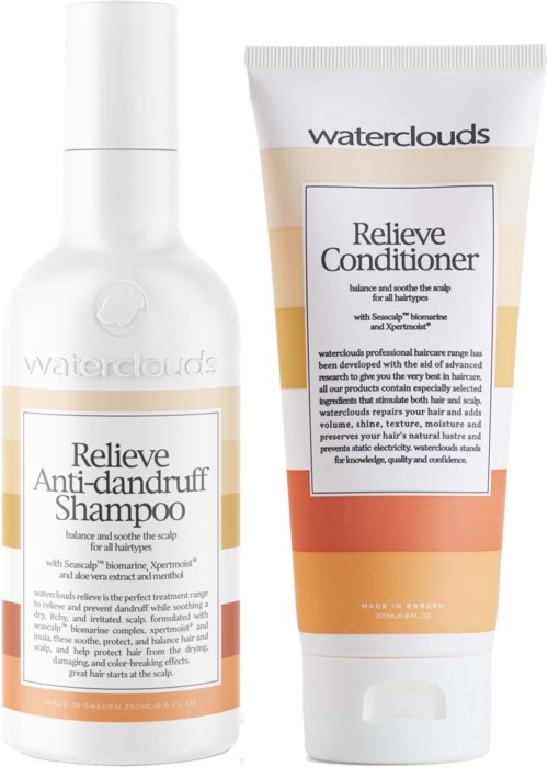 Waterclouds Relieve Anti-dandruff Shampoo 250 ml & Conditioner 200 ml