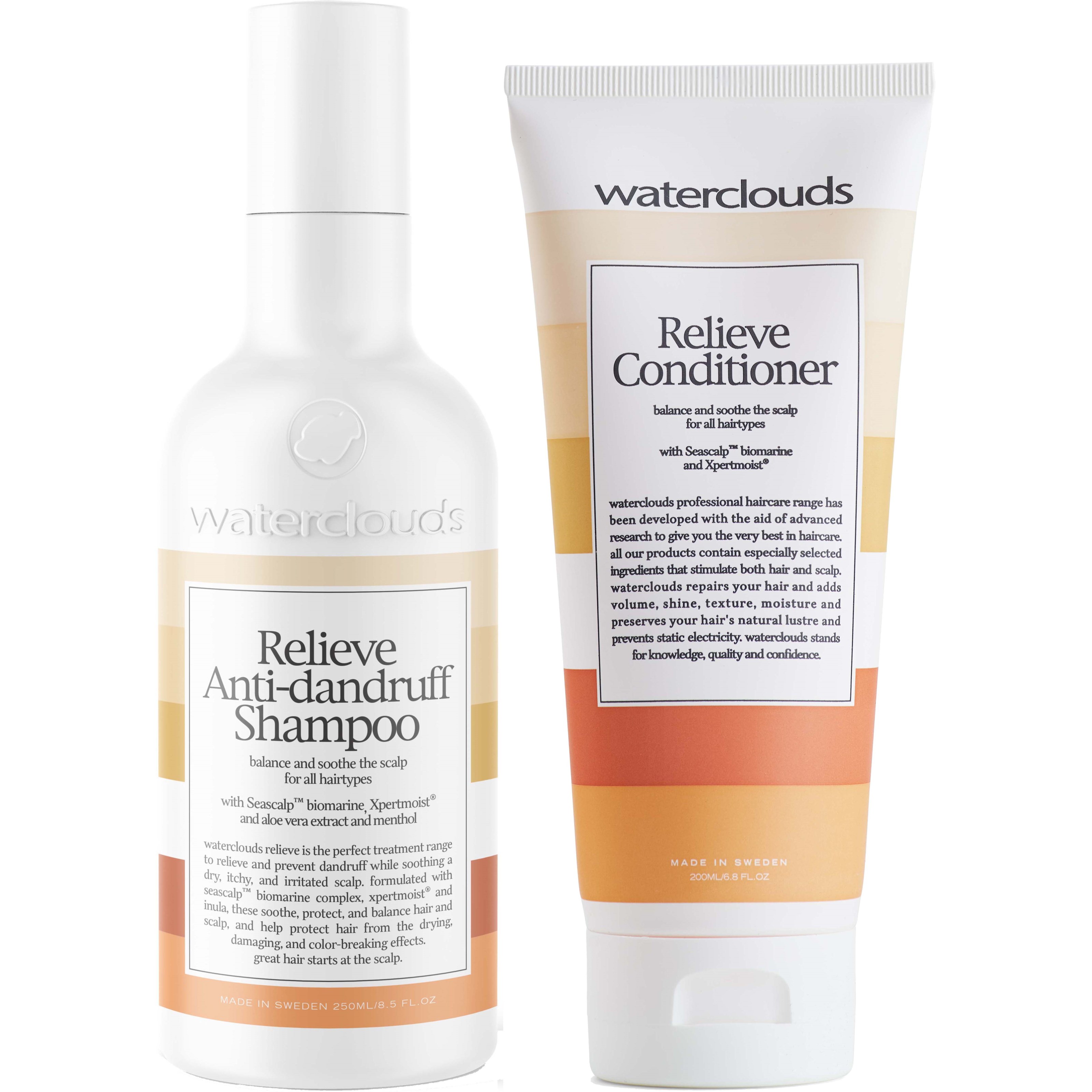 Waterclouds Relieve Anti-dandruff Shampoo 250 ml & Conditioner 20