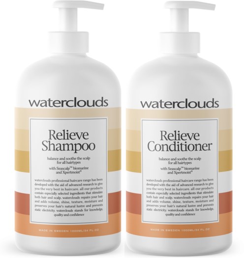 Waterclouds Waterclouds Relieve Shampoo 1000 ml & Conditioner 1000 ml