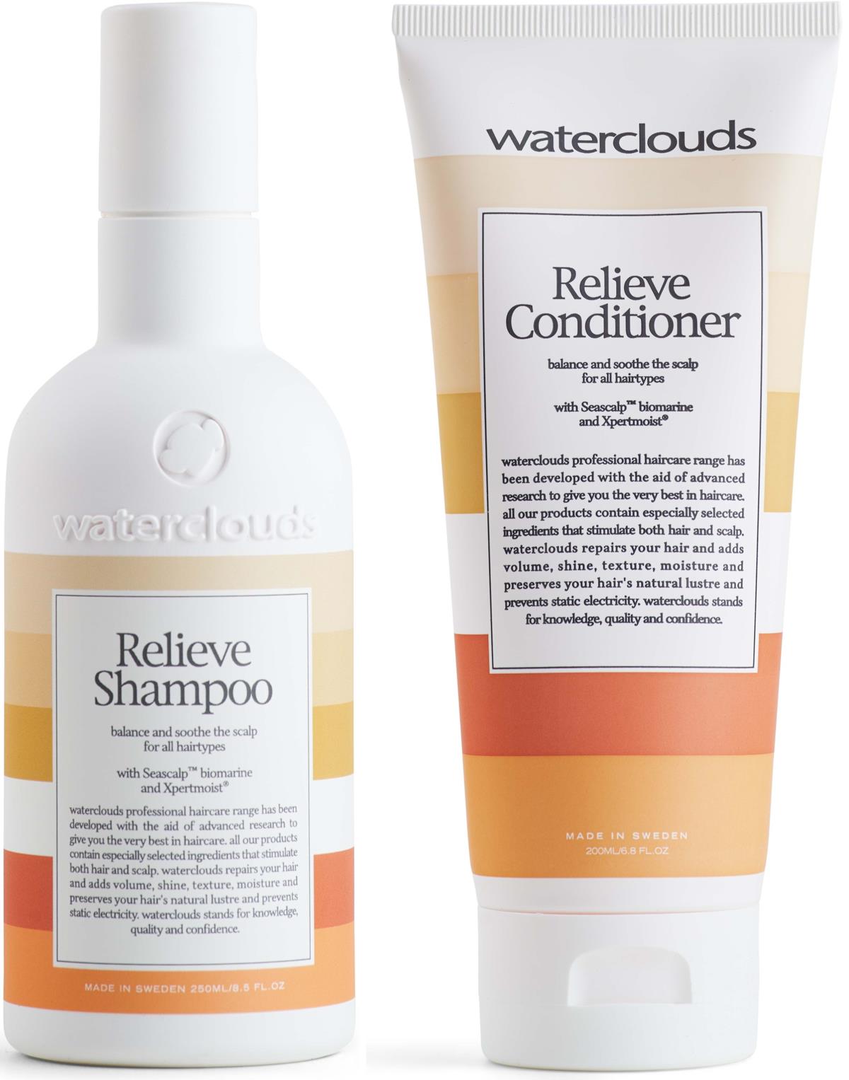 Waterclouds Relieve Shampoo 250 ml & Conditioner 200 ml