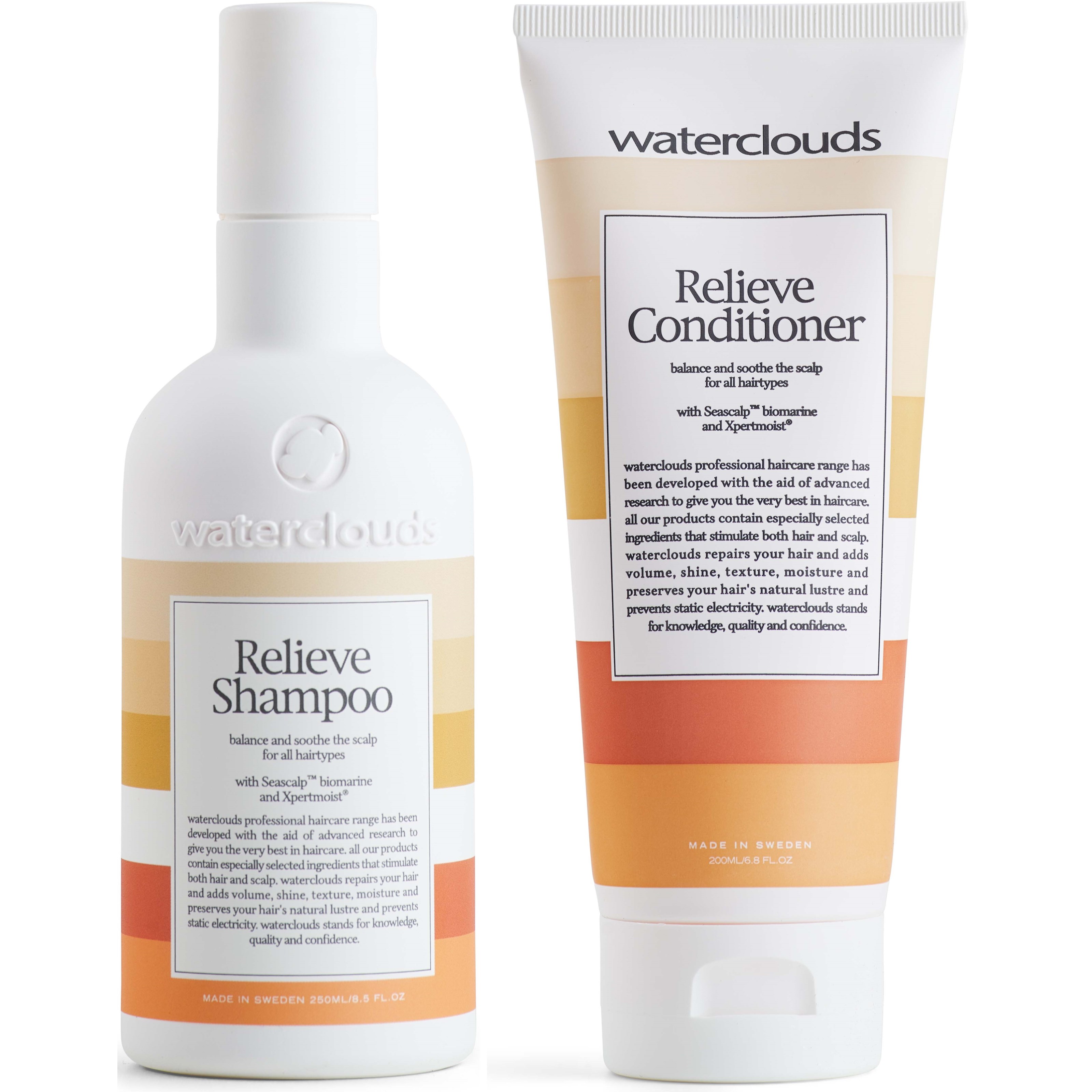 Waterclouds Relieve Shampoo 250 ml & Conditioner 200 ml