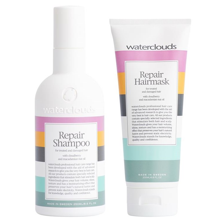 Waterclouds Repair Shampoo 250 ml & Hairmask 200 ml