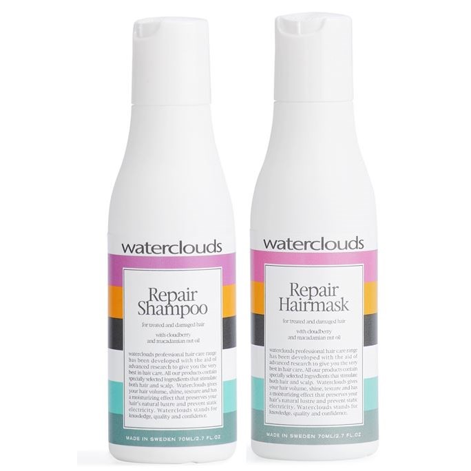 Waterclouds Repair Shampoo 70 ml & Hairmask 70 ml