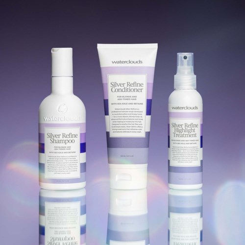 Несмываемый спрей-кондиционер Waterclouds Silver Refine Highlight Treatment против желтизны, для светлых волос, 150 мл — фото 4
