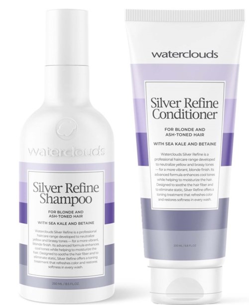 Waterclouds Silver Refine Shampoo 250 ml & Conditioner 200 ml
