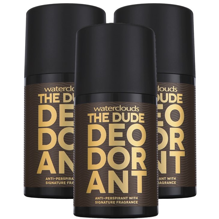 Waterclouds The Dude Deodorant Roll-on Trio